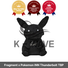 Fragment x Pokemon INN Thunderbolt Project TBP Plush Pikachu M Black picture