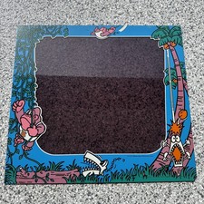 Vintage 1982 Donkey Kong Jr Nintendo Video Game Arcade Bezel picture