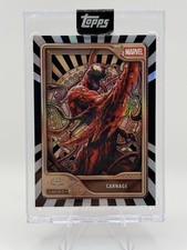 2026 Topps Mint Marvel Carnage Encased Bronze Card Black Refractor #35 03/10 picture