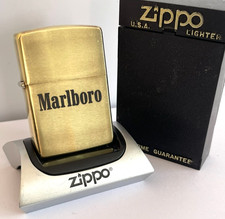 π₯(New) Vintage 1932 - 1992 MARLBORO BRASS ZIPPO LIGHTER Boxed π₯ picture