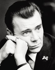 The British actor Dirk Bogarde playing a scene film night porter R- Old Photo picture