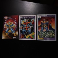 1990 1991 1992 Marvel Comics Impel Trading Card #79 85 126 Thanos MINT Set π₯ picture