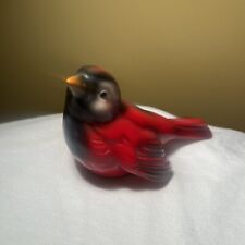 Vintage Goebel Red Bird Cardinal Porcelain Figurine Pre Owned West Germany picture