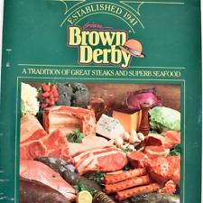 Vintage 1990s The Brown Derby Restaurant Menu picture