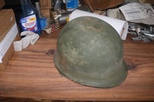 WWII rear seam swivel bale stainless rim M1 helmet McCord heat # 700 RSSS24 picture