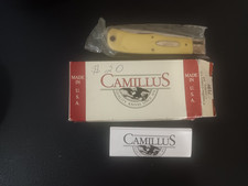 VINTAGE Camillus 719Y Yello-Jaket Jumbo Trapper - NEW IN BOX NIB - NY USA picture