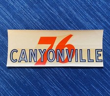 Vintage Union 76 Oil Canyonville Oregon Gas Station Water Decal Travel Souvenir picture