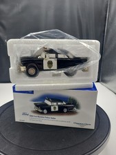 DEPARTMENT 56 Snow Village Classic Cars 1956 FORD MAINLINE POLICE SEDAN picture