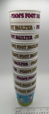 Vintage Pimm's Foot Faulter Plastic Cups Set of 10 picture