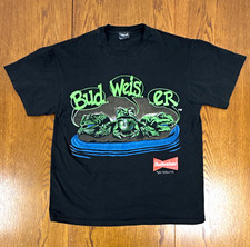Vintage Budweiser Black Graphic T-Shirt 