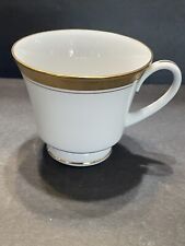 Contemporary By Noritake Legacy Gold 4280 - Set (4) Gold Teacups & Saucers picture