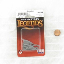 Reaper Miniatures Succubus Miniature Figure 25mm Heroic Scale Reaper Bones USA picture