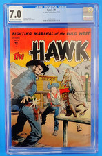 The Hawk #9 CGC 7.0 FN/VF Ziff Davis St. John 1954 George Tuska Matt Baker picture