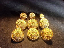 9 VINTAGE WW11 MILITARY, 6 -7/8