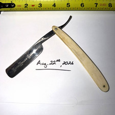 Antique Wade & Butcher Aristos SUNDAY 7 Day Straight Razor Sheffield England picture