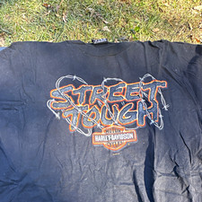 Harley-Davidson Street Tough Stone Mountain GA Graphic Black T-Shirt Size 3XL picture