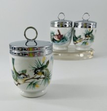 Vtg Royal Worcester King Size Egg Coddler Birds Pattern Type 8 Sold Individually picture