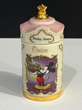 PERFECT LENOX WALT DISNEY MICKEY MOUSE  ONION SPICE JAR       NO BOX picture
