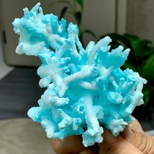 189G Natural blue texture stone crystal,Heteropolar of Chinese blue aragonite picture