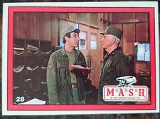 1982 M*A*S*H TV Show Topps Card Colonel Potter Corporal Klinger 20th Century Fox picture