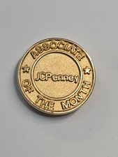 JCPenney Employee of the Month Award Lapel Pin Gold Color picture