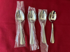 Reed & Barton Piazza Navonna II Glossy Stainless Oval Soup Spoons-4 picture