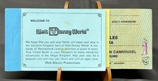Walt Disney World 1975-76 9 Adventure Ticket Book Eastern Airlines Bicentennial picture