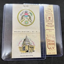 Vintage D.C. Matchbooks - US Rep. Frelinghuysen and Officers Club @ Bolling AF picture