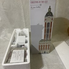 RARE Department 56 THE SINGER BUILDING House Christmas In The City Porcelain picture