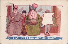 Comic PC* Skinny Man Between 2 Fat Women 