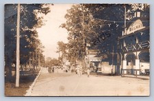 J87/ Canton Ohio RPPC Postcard c1910 Meyers Lake Amusement Park Railway 104 picture