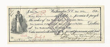 NICE 1915 PROMMISORY NOTE FROM WASHINGTON D.C. - NICE SAILOR VIGNETTE picture