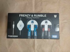 Transformers Music Label Frenzy & Rumble Earphones Sealed New picture