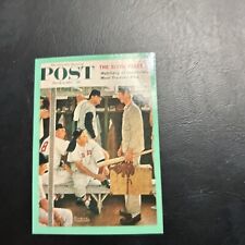 Jb14 Norman Rockwell 2 1995 Saturday Evening Post #83 Spring Training 1957 picture