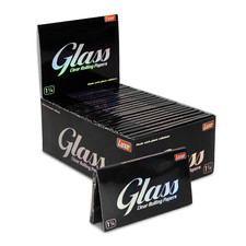 Glass 1 1/4 Clear Rolling Papers Cellulose - 24 Pack picture