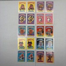 Vintage Topps 1985 Garbage Pail Kids OS1 1st Series USA Lot 20 Cards a/b Pairs picture