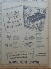 1951 newspaper ad for Ford - 