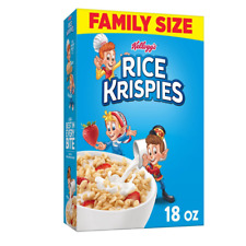 Kellogg'S Rice Krispies Original Cold Breakfast Cereal, 18 Oz picture