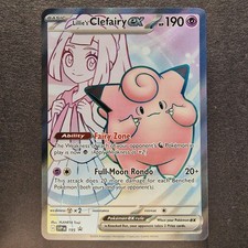 Lillie's Clefairy SVP195 Journey Together Black Star Promo Holo Pokemon TCG Card picture