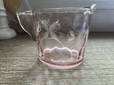 Vintage Pink Depression Glass Creamer picture