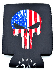 Punisher... 2nd Amendment...Can Koozie ..+ 5 - 2A Car / Truck Stickers picture