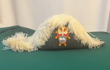 Knights of Columbus black bicorn ostrich-plumed hat, fourth degree(?) picture