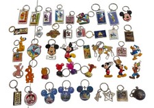 Vintage Disney Keychains Lot Of 42 80S/90S/Y2K California Adventure/Screamin picture