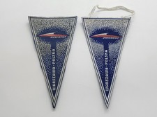 Vintage JUVENTUR Poland Pennant — Presumably 1970s 2 Pieces picture