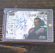 Upper Deck 2018 Marvel Cloak & Dagger Andy Dylan Nathan Bowen Auto Insert D-AB picture