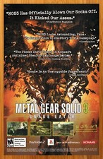2004 Metal Gear Solid 3: Snake Eater PS2 Print Ad/Poster Original Official Art picture