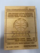 the championship floor 1991 college basketball picture