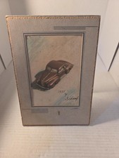 Vintage 1937 Buick Special Coupe Illustration Framed Wall Art Deco Signed Car picture