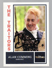 -THE TRAITORS- ALAN CUMMING Signed/Autographed Card - 1 picture