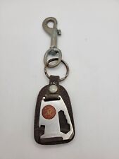 Vintage Marlboro Cigarette Branded 4-Tool Leather Keychain Unique Memorabilia picture